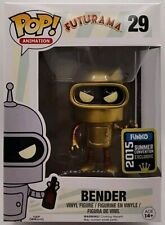 Funko Pop Animation Futurama Bender (Gold) #29 2015 Summer Convention Exclusive picture