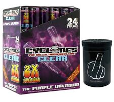 24 Tube Box Cyclones Clear The Purple Unknown Pre-Rolled Cones & Fresh Kettle picture