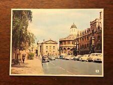 Oxford England, Broad Street, Sheldonian Theatre, Postcard, RPPC, Not Used picture