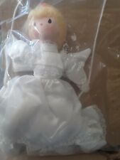 RUSS BERRIE & co ANGEL W/BIG&SMALL STARS PLUSH DOLL, RARE CRAFTS/KIDS, BAG86 picture