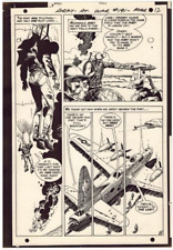 1968 JOE KUBERT OUR ARMY AT WAR #191 SGT ROCK ORIGINAL PRODUCTION ART COMIC PAGE picture