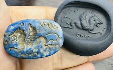 Ancient Sassanian Lapis Lazuli Stone Intaglio Seal Stone picture