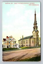Bangor ME-Maine, First Congregational Church Parsonage, Vintage Postcard picture