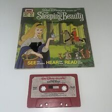 1977 Walt Disney Sleeping Beauty 24 Page Read Along Book and Cassette picture