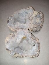 Trancas Geode Halves  Natural  Set Druzy Crystal 4 3/4in. picture