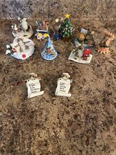 Charming Tails Mice Figurines And Ornaments Lot Of 10 - Christmas Birthday Misc. picture