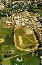 Princeton, IL Illinois  BUREAU COUNTY FAIR  Fairgrounds Aerial View  Postcard picture