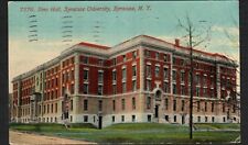 Postcard c1910 NY Sims Hall Syracuse University New York Street View picture