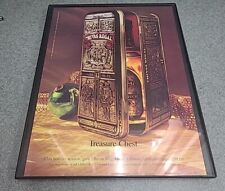 Chivas Regal Tscotch Treasure Chest 1989 Print Ad Framed 8.5x11 Wall Art  picture