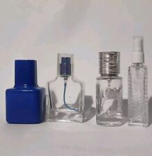 Lot 4 Collection of Empty refillable perfume bottles in excellent condition Used picture