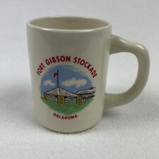 Vintage Fort Gibson Stockade Oklahoma Coffee Cup picture