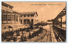 1912 Grand Hotel Regina Elena Skating Rink and Tennis Italy Posted Postcard picture