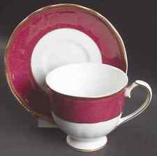 Wedgwood Crown Ruby Cup & Saucer 783645 picture