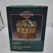Vintage memories collection illuminated porcelain bakery Christmas decor w/box picture