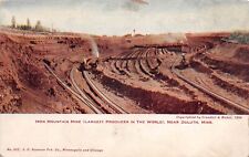 UPICK POSTCARD Iron Mountain Mine (World's Largest) Near Duluth Michigan c1910 picture