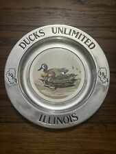 Vintage 1984 Ducks Unlimited Pewter Plaque, Numbered 87/200. RARE picture
