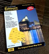 ADC The Map People BALTIMORE CITY & COUNTY, MD Street Map Book-- FAST SHIPPING picture