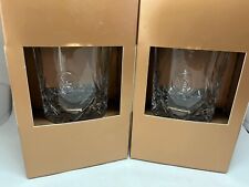 2 NEW Woodford Reserve Bourbon Whiskey Glencairn Crystal Rocks Glasses w/ Boxes picture