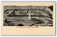 Fort Abercrombie North Dakota ND Postcard Bird's Eye View Year 1863 c1910's picture