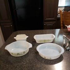 4 vintage glass cookware mix lot  picture