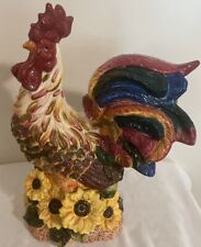 Signature Home Collection 17.5 Inch Ceramic Rooster picture