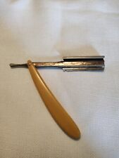 Vintage Durham Duplex Straight Razor with Celluloid Handle #pat.USA May 2807 picture