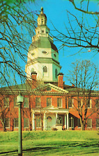Postcard State House, Annapolis Maryland Vintage picture