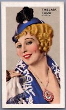 1935 Gallaher Stars Thelma Todd #4 | Original Cigarette Card picture
