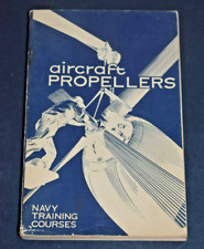Vintage 1954 Aircraft Propellers Navy Training Courses Paperback Book NAVPERS picture