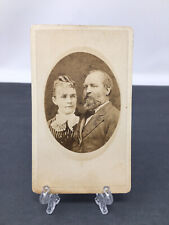1880 CDV U.S. President James Garfield & Wife  Photograph Assassinated 1881 picture