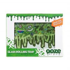 *NEW* 1x Tray Ooze Large Glass Durable Smoking Rolling Tray | Oozemosis Design picture
