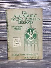 Vintage Augburg Young People Lessons United Lutheran Publication House 1942  picture