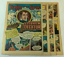 1941 six page cartoon story ~ STEPHEN DECATUR ~ US Navy picture