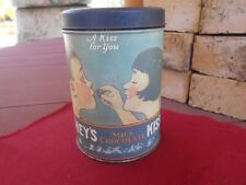 Vintage 1980 Hersheys Milk Chocolate A Kiss For You Collectible Tin Canister picture