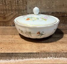 Vintage Wedgwood Mirabelle Floral Murray Candy Soap Dish w Lid 5.5” Bone China picture