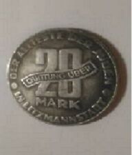 GERMAN  WW2 -  Ghetto Coin  -1943 -  20  Mark picture
