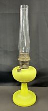 RARE Aladdin Yellow Moonstone Vertique 1938 B-88 Glass Lamp Uranium GLOWING picture