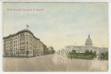 Washington, D.C. Postcard Hotel Driscoll Facing U.S. Capitol c1910 vintage E17 picture
