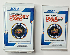 2023-24 Upper Deck National Hockey Card Day Sealed Pack x10 Count Lot BEDARD RC picture