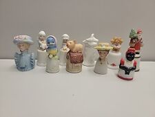 Mixed Lot of 10 Ceramic Collectible Thimbles picture