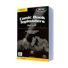 50 BCW Golden Age Comic Book Topload Holders Hard Plastic rigid protector sleeve picture