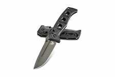 Benchmade Adamas Folding Knife Black G10 Handle Drop Point Plain Edge 275GY-1 picture
