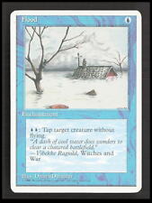 MTG Flood Common Fourth Edition Card CB-1-3-B-45 picture