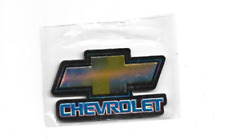 NEW 1 7/8  x 3 inch Chevrolet  Sticker Metalic Decal . picture