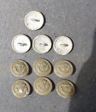 10x WEHRMACHT KRIEGSMARINE * orig. BUTTONS 20mm - made in metal   30 $ * picture