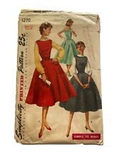 Vintage 1955 Simplicity Pattern #1270-Size 16- Easy To Sew Collection picture