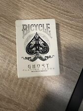 Bicycle White Ghost Playing Cards by Ellusionist - v2 RARE New picture
