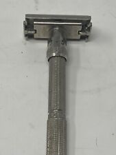 vintage Gillette slim adjustable J4. 1964 safety razor with extra blades picture