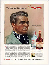 1939 James Montgomery Flagg art Carstairs Whiskies & Gins vintage print ad S24 picture