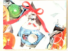 4 Large 5x7 Vintage Christmas Cards + Envelopes  CARLTON Bells Super Quality picture